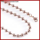 22"" 6MM STAINLESS STEEL LARGE BALL CHAIN NECKLACE N510B