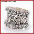 SIZE 7 MACARSITES 925 STERLING SILVER BAND RING SIL2209