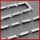 30"" 4MM STAINLESS STEEL BAMBOO LINKS NECKLACE N0716