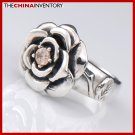 GIRLS SIZE 7 925 STERLING SILVER ROSE RING SIL2220