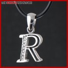 925 STERLING SILVER ALPHABET PENDANT NECKLACE SIL2317R