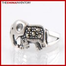 GIRLS SIZE 8 925 STERLING SILVER ELEPHANT RING SIL2207