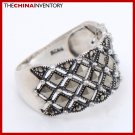 SIZE 8 MACARSITES 925 STERLING SILVER RING SIL2504