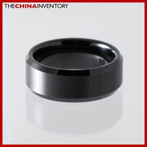 8MM SIZE 6 MEN'S CERAMIC WEDDING BAND RING R1303