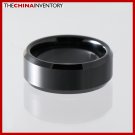 8MM SIZE 5.5 MEN'S CERAMIC FLAT WEDDING BAND RING R1303