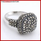 SIZE 8 MACARSITES 925 STERLING SILVER RING SIL2505
