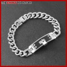 8.5"" 10MM STAINLESS STEEL CURB CHAIN BRACELET B2606