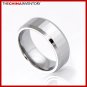 8MM SIZE 6 TUNGSTEN CARBIDE WEDDING BAND RING R1503B