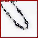 23"" STAINLESS STEEL LOCK LINKS NECKLACE N1020B