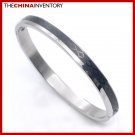 WOMEN'S STAINLESS STEEL RHOMBUS CZ BANGLE B2712B