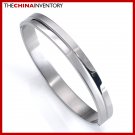 8MM 7"" MEN'S STAINLESS STEEL BANGLE BRACELET B0308A