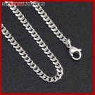 3.5MM 28"" STAINLESS STEEL CURB CHAIN NECKLACE N2001