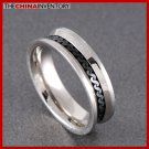 6MM SIZE 5 STAINLESS STEEL CURB CHAIN BAND RING R0706
