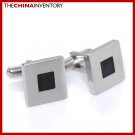 CLASSIC STAINLESS STEEL SQUARE CUFFLINKS C2706