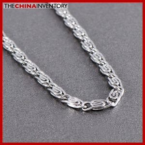 20"" 4MM STAINLESS STEEL CLIPS LINK NECKLACE N3005