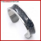 7"" STAINLESS STEEL OPEN CUFF BANGLE BRACELET B2704