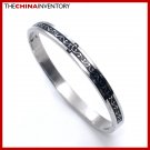 GIRL'S 6MM STAINLESS STEEL DESIGNER CUFF BANGLE B2707B