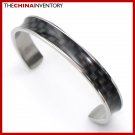 10MM 6.5"" STAINLESS STEEL OPEN CUFF BANGLE B2704B
