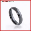 5MM SIZE 5.5 BLACK CERAMIC WEDDING BAND RING R1806B