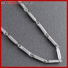 3MM 22"" STAINLESS STEEL BAMBOO LINKS NECKLACE N2503
