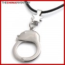 UNIQUE STAINLESS STEEL HANDCUFF PENDANT P3408