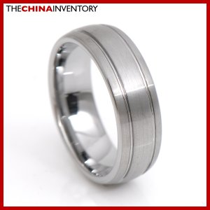 8MM SIZE 14 TUNGSTEN CARBIDE WEDDING BAND RING R1701B