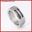 8MM SIZE 7.5 STAINLESS STEEL DOUBLE WIRE RING R1802