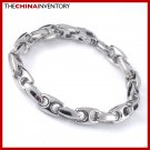9MM 9"" STAINLESS STEEL PUFF MARINE BRACELET B2719