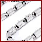 36"" 5MM STAINLESS STEEL CYLINDER NECKLACE N0811