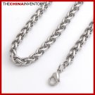 6MM 22"" STAINLESS STEEL ROUND LINK CHAIN NECKLACE N3412