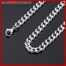 22"" 5.5MM STAINLESS STEEL CURB CHAIN NECKLACE N2502