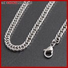 5MM 22"" STAINLESS STEEL CURB CHAIN NECKLACE N3613