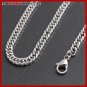 5MM 22"" STAINLESS STEEL CURB CHAIN NECKLACE N3613