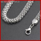 8MM 24"" STAINLESS STEEL SNAKE CHAIN NECKLACE N3611