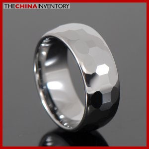 MEN'S SIZE 10 TUNGSTEN CARBIDE RING WEDDING BAND R3702