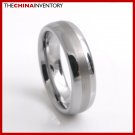 MENS 6MM SIZE 6 TUNGSTEN CARBIDE MATTE BAND RING R3803B