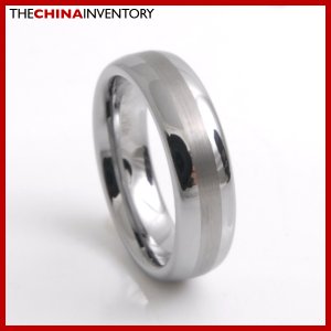 MEN 6MM SIZE 11 TUNGSTEN CARBIDE MATTE BAND RING R3803B