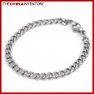 9"" 5.5MM STAINLESS STEEL CURB CHAIN BRACELET B3410