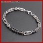 MENS 9"" STAINLESS STEEL DESIGNER CHAIN BRACELET B3812