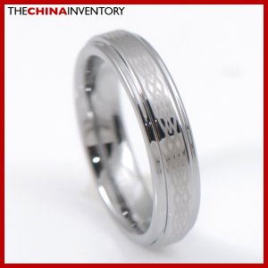 SIZE 5 MENS CELTIC TUNGSTEN CARBIDE BAND RING R3806