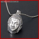 GENUINE 925 STERLING SILVER BUDDHA HEAD PENDANT SIL3904
