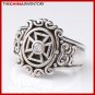 NEW GUY SIZE 7.5 925 STERLING SILVER CROSS RING SIL2305