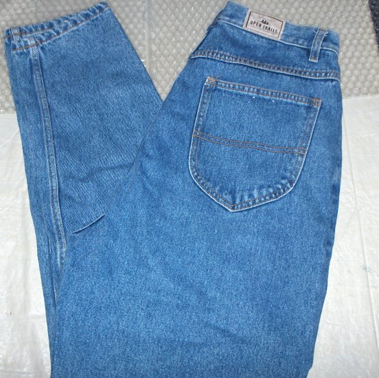 Open Trails 5 pocket-straight leg-stonewash jeans 12 SH