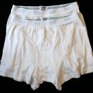 Lee Men's 2 Pair Underwear White Western Boxer  Briefs Medium 32-34