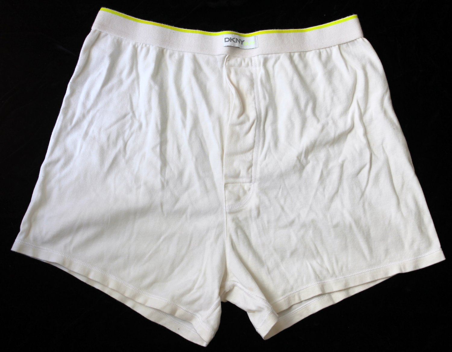 white boxer underwear