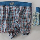 Jockey 2 Pair Men's Plaid  Boxers blue Plaid  Medium 32-34
