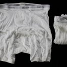 Hanes  Men's new 3 pr White Underwear Boxer Briefs Large 36-38