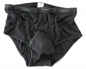 Jockey Men's Black Underwear Full-Rise Briefs X Large 42