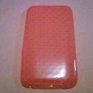 TPU Rubber Skin Case compatible with Apple iPod touch 2nd / 3rd Gen, Clear Orange Diamond