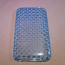 TPU Rubber Skin Case compatible with Apple iPod touch 2nd / 3rd Gen, Clear Blue Diamond